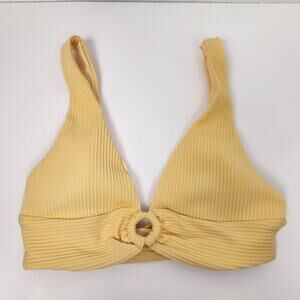L*Space Fisher Bikini Top in Yellow/Orange Size Small NWT
